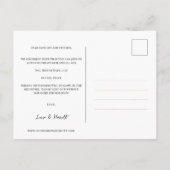 Carte Postale Lesbian Wedding Photo Pride Flag Save the Date (Dos)