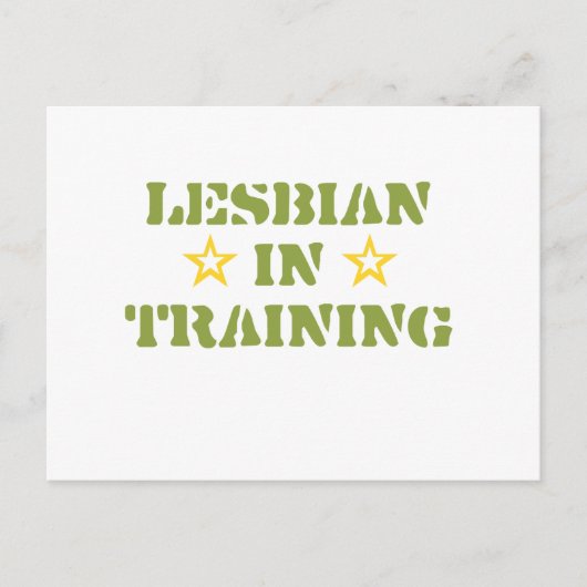 CARTE POSTALE LESBIEN EN FORMATION (Devant)