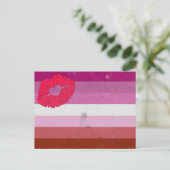 Carte Postale Lesbienne (Lipstick) (Debout devant)