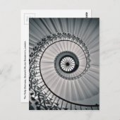 Carte Postale L'escalier Tulip, Queen's House Greenwich (Devant / Derrière)