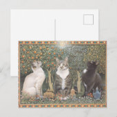 CARTE POSTALE LESLEY ANNE IVORYS CHRISTMAS CAT POSTCARD (Devant / Derrière)