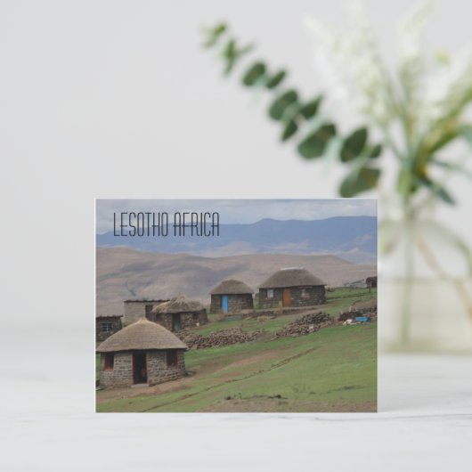Carte postale Lesotho Afrique (Debout devant)