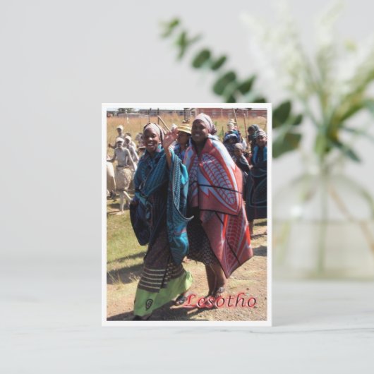 Carte Postale Lesotho - Femmes basotho - (Debout devant)