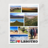 Carte Postale Lesotho - J'aime - (Devant)
