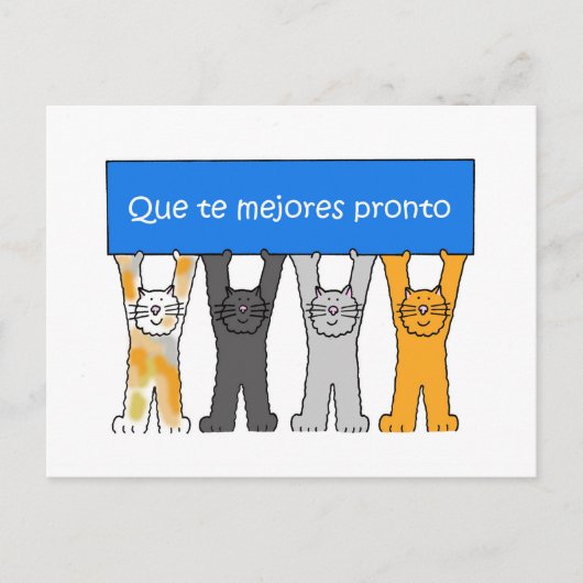 Carte Postale L'espagnol va bien bientôt (Devant)