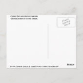 Carte Postale L'Esprit de 1776 (Dos)