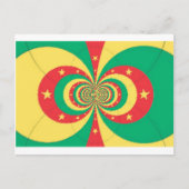 Carte Postale L'Esprit du Cameroun : Lions indomptables (Devant)