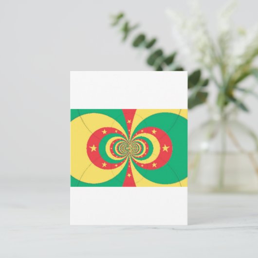 Carte Postale L'Esprit du Cameroun : Lions indomptables (Debout devant)