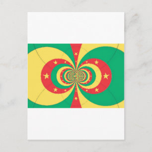 Carte Postale L'Esprit du Cameroun : Lions indomptables