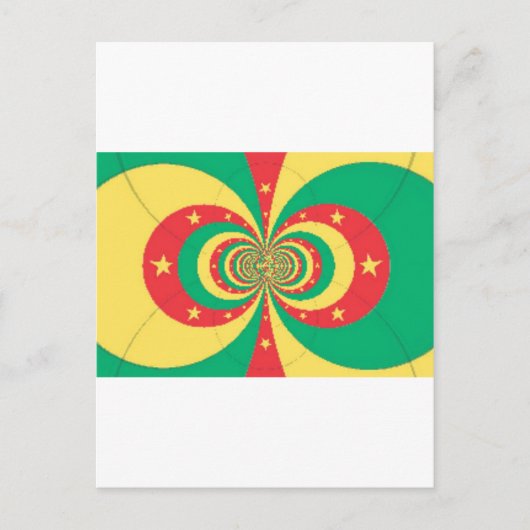 Carte Postale L'Esprit du Cameroun : Lions indomptables (Devant)