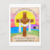 Carte Postale L'Est est inspiré par l'Ouest (Devant)