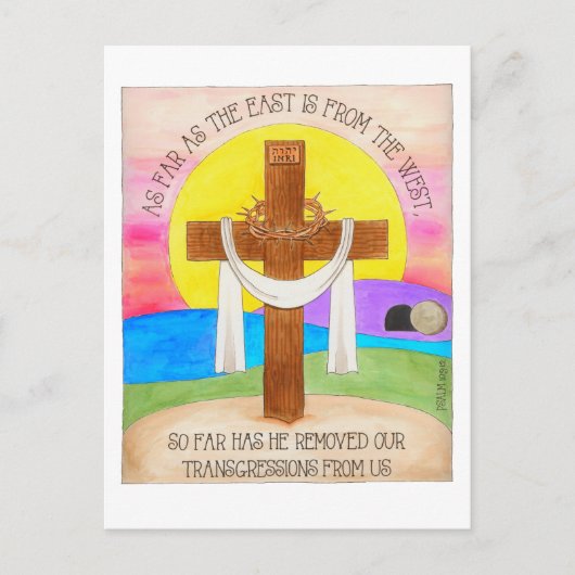 Carte Postale L'Est est inspiré par l'Ouest (Devant)