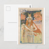 Carte Postale L'Estampe Moderne : Brunnhild, Gaston Bussiere (Devant / Derrière)