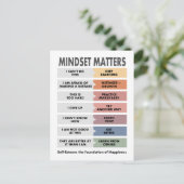 Carte Postale L'estime de soi : le fondement du bonheur (Debout devant)