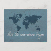 Carte Postale Let the adventure begin (Devant)
