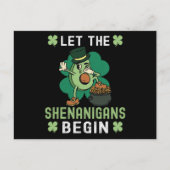 Carte Postale Let The Shenanigans Begin - St Patricks Day (Devant)