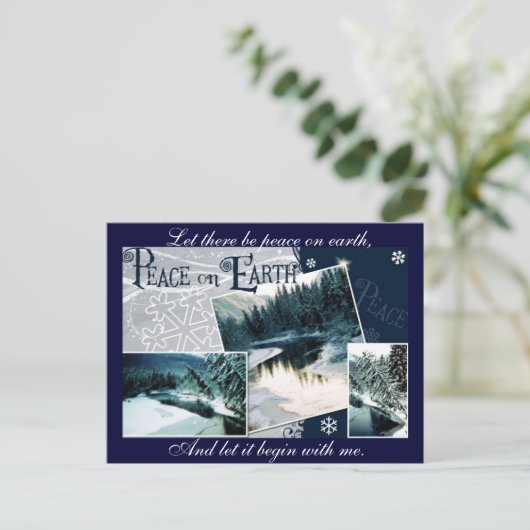 Carte Postale Let there be on earth (Debout devant)