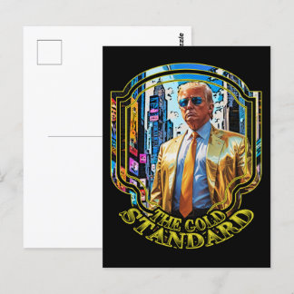 Carte Postale L'étalon or - Président Trump 2024