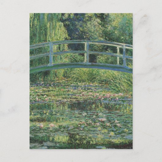 Carte Postale L'étang À Eau, Peinture À L'Huile Paysagère, Monet (Devant)
