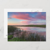 Carte Postale L'étang Des Prairies Reflète Des Nuages De Lever D (Devant / Derrière)