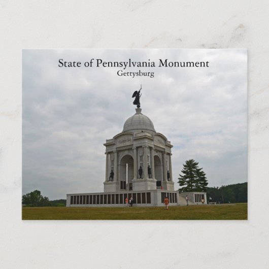 Carte Postale L'état du monument de Pennsylvanie (Devant)