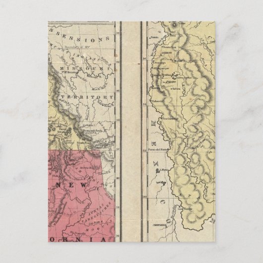 Carte Postale L'État Du Texas (Devant)