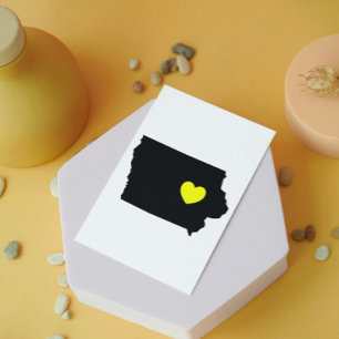 Carte Postale L'État Hawkeye - L'amour