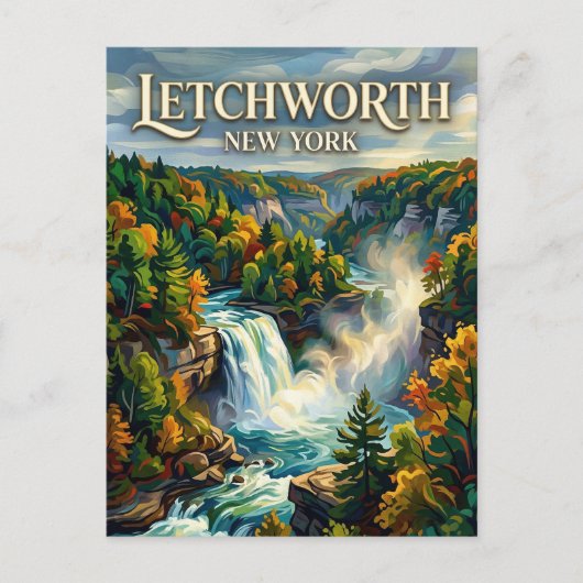 Carte Postale Letchworth State Park New York (Devant)