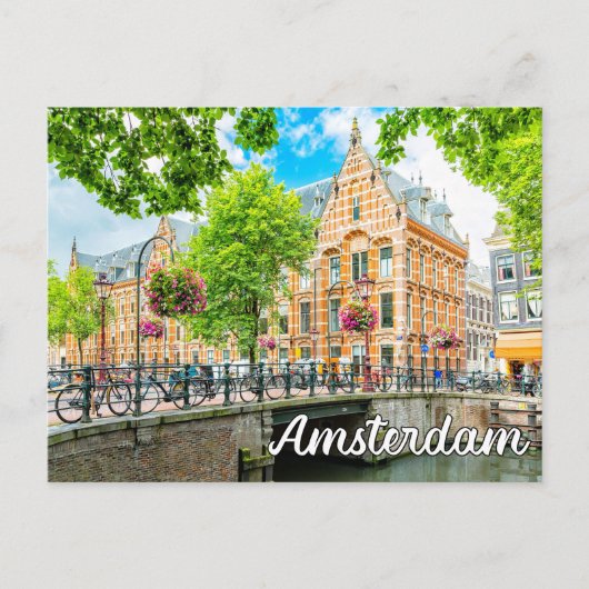 Carte Postale L'Été À Amsterdam, Pays-Bas (Devant)