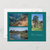 Carte Postale L'été aux Sierras (Devant / Derrière)