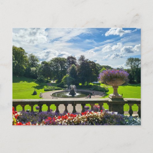 Carte Postale L'Été Dans Le Parc (Devant)