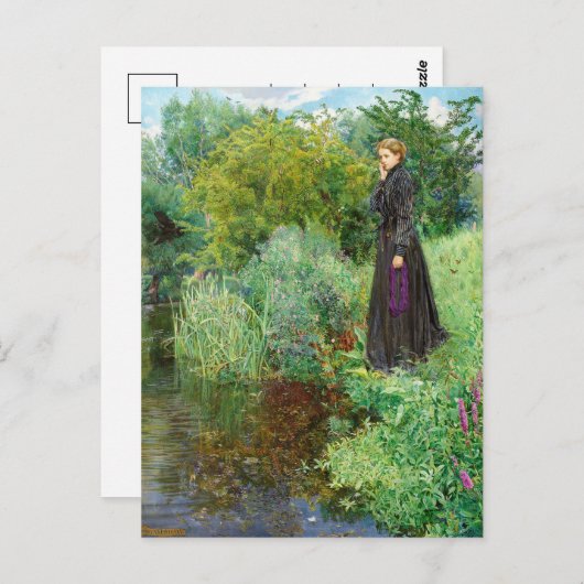 Carte Postale L'été dernier les choses étaient plus vertes | Bya (Devant / Derrière)