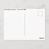Carte Postale L'été sans fin - 15 juin 1966 (Dos)
