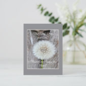 Carte Postale L'Éternel est ma partie de la citation de la Bible (Debout devant)