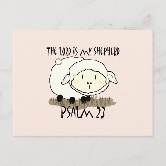 Carte Postale L'Éternel est mon berger Psalm 23 T-shirt bébé - U (Devant)