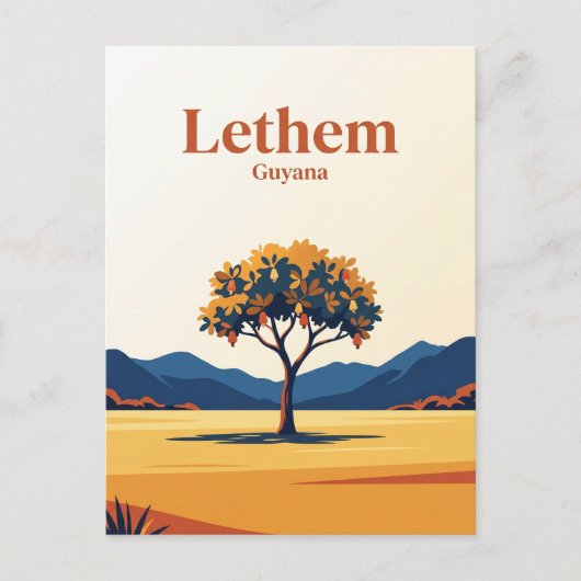 Carte Postale Lethem Guyana (Devant)
