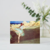 Carte Postale L'étoile : Danse sur Point by Degas (Debout devant)