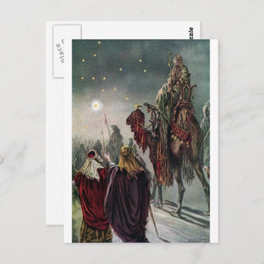 Carte Postale L'étoile de Bethléem (Devant / Derrière)