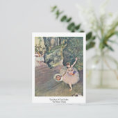 Carte Postale L'Étoile Du Ballet Par Edgar Degas (Debout devant)