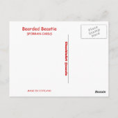 Carte Postale L'Étrange Coque du scandale Balmoral Sporran (Dos)