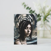 Carte Postale L'Étrange Piscine (Debout devant)