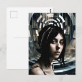 Carte Postale L'Étrange Piscine (Devant / Derrière)