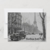 L'étreinte de l'hiver à Paris