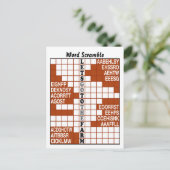 Carte Postale Let's Go to Farm Word Scramble (Debout devant)