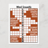 Carte Postale Let's Go to Farm Word Scramble (Devant)