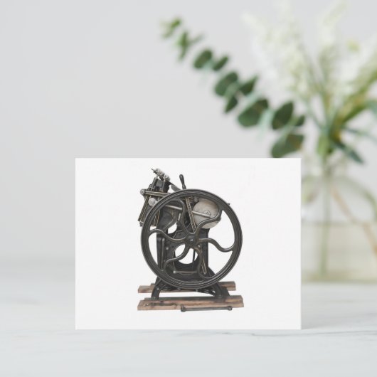 Carte Postale letterpress de 1901 (Debout devant)