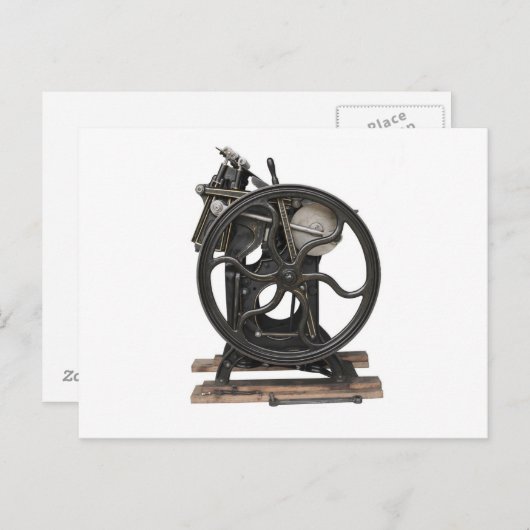 Carte Postale letterpress de 1901 (Devant / Derrière)