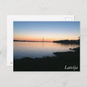 Carte Postale Lettonie (Devant / Derrière)