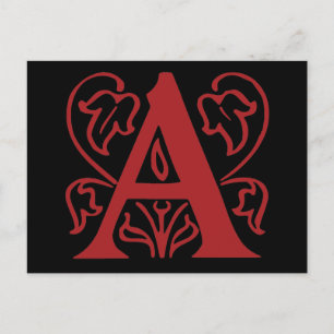 Carte Postale Lettre A