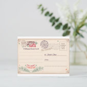 Carte Postale Lettre à Père Noël (Debout devant)